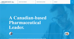 Desktop Screenshot of medexus.ca